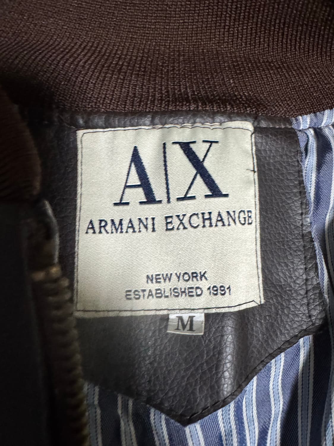 아르마니 익스체인지x 람보르기니 레더 자켓 m 상품이미지4