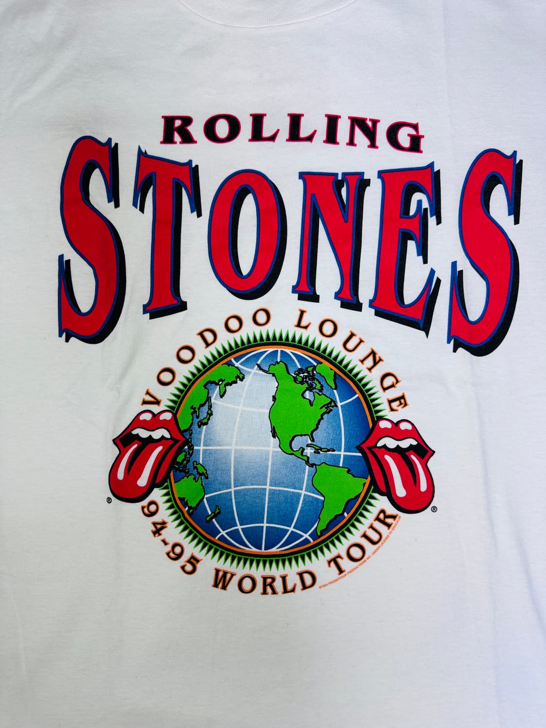 빈티지 90s 롤링스톤즈 the Rolling stones 부두 투어티L 상품이미지2