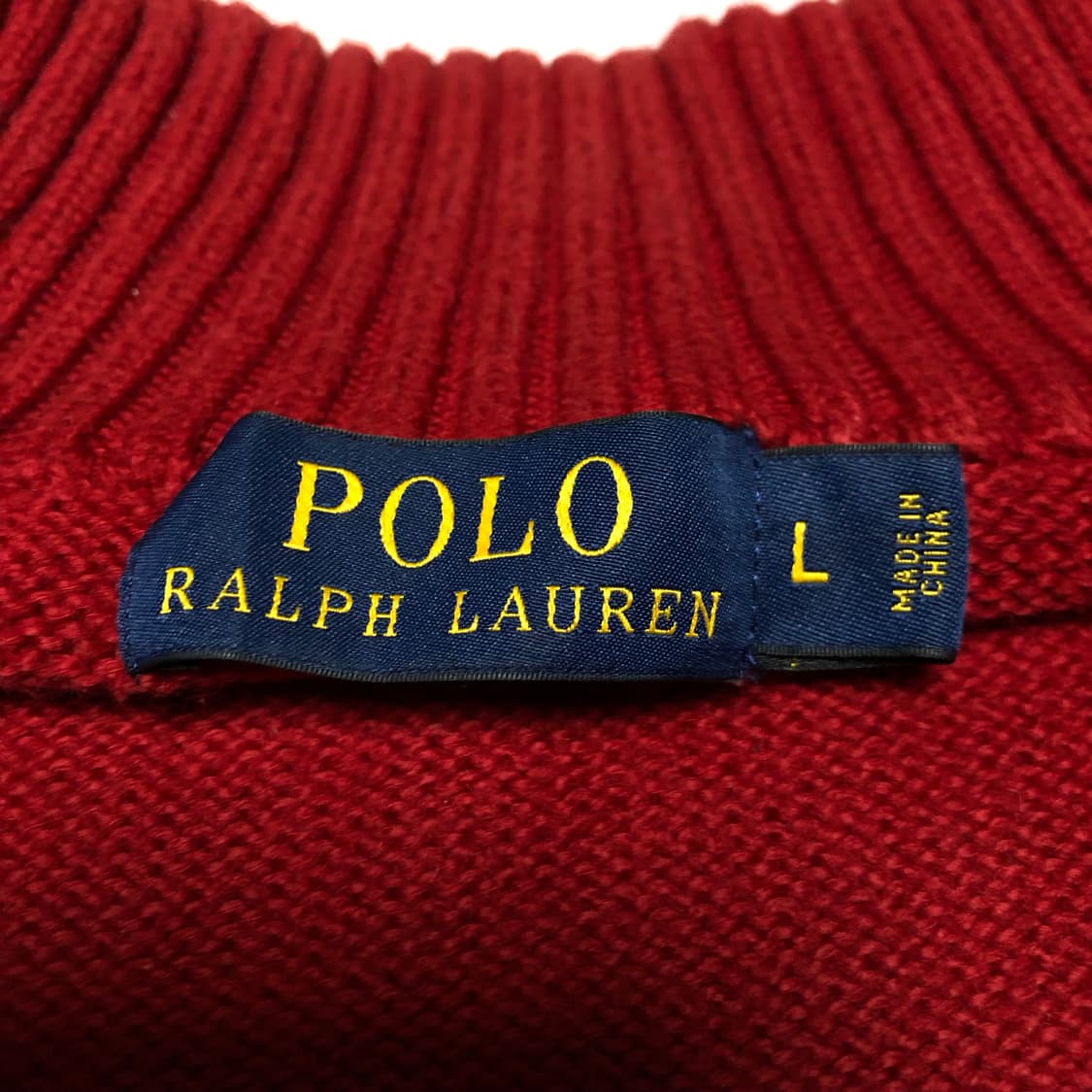 폴로 랄프로렌 니트 반집업 남성용 상품이미지4