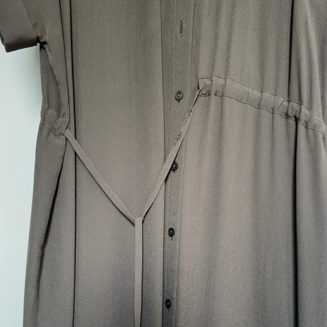 마시모두띠 반팔 셔츠 원피스 카키브라운 상품이미지6