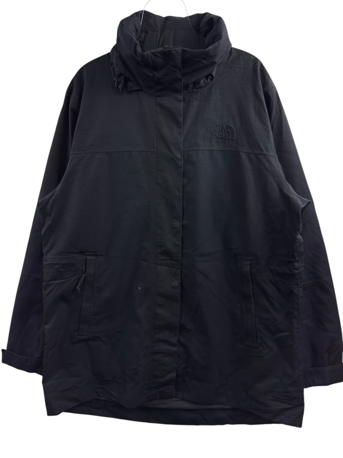 노스페이스 마운틴 나일론 롱자켓 올블랙1402 상품이미지1