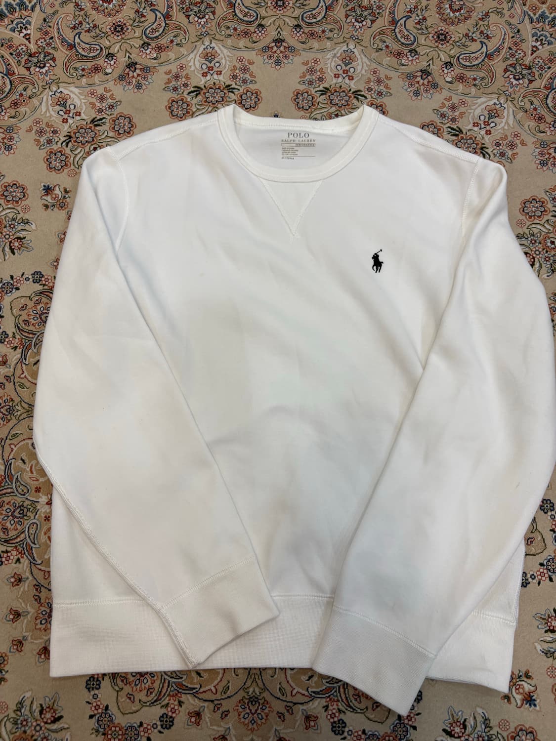 폴로 화이트 맨투맨 상품이미지2