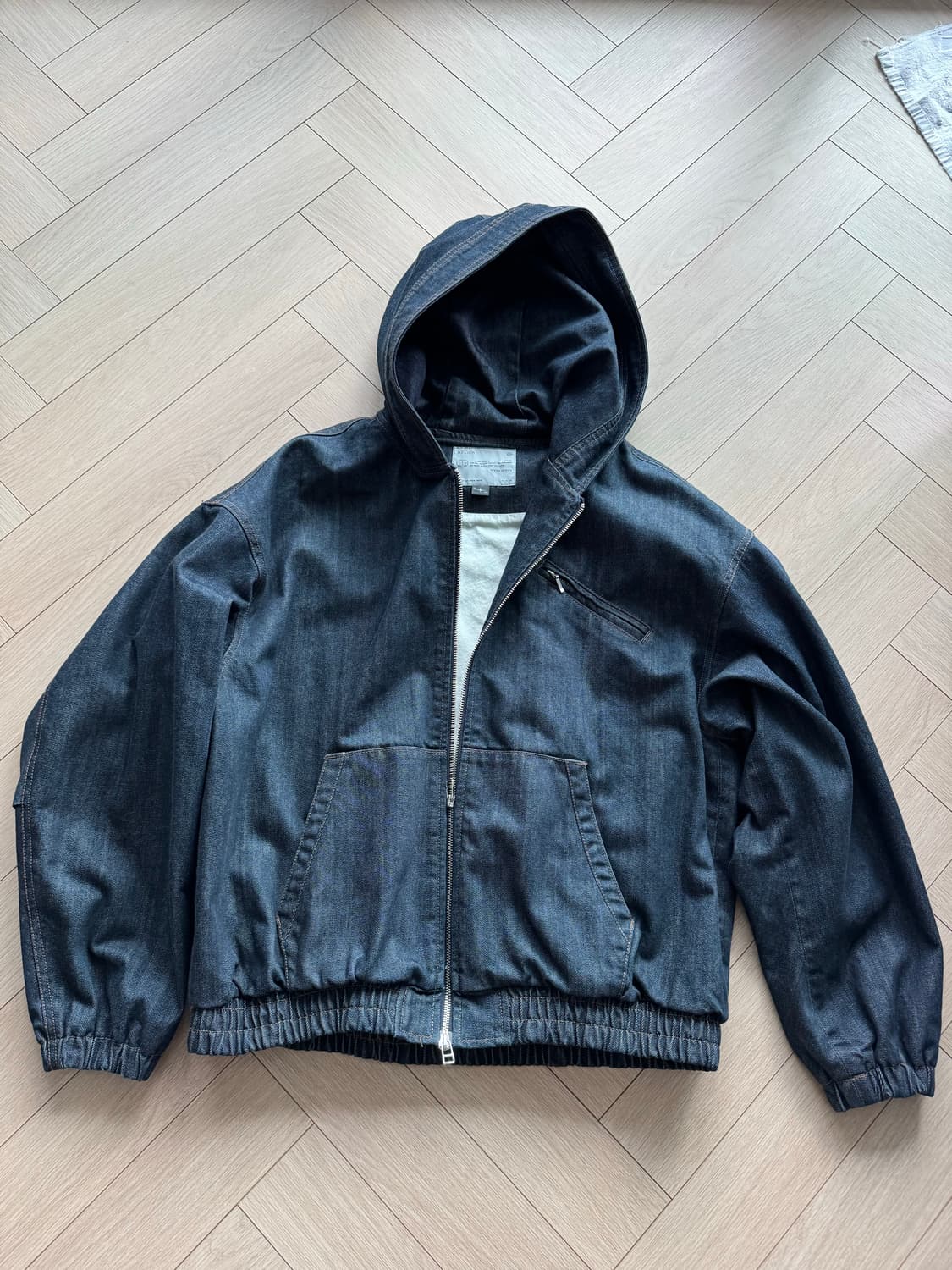 벨리에 가르송 데님 후디 점퍼 로우 인디고 05사이즈 상품이미지4