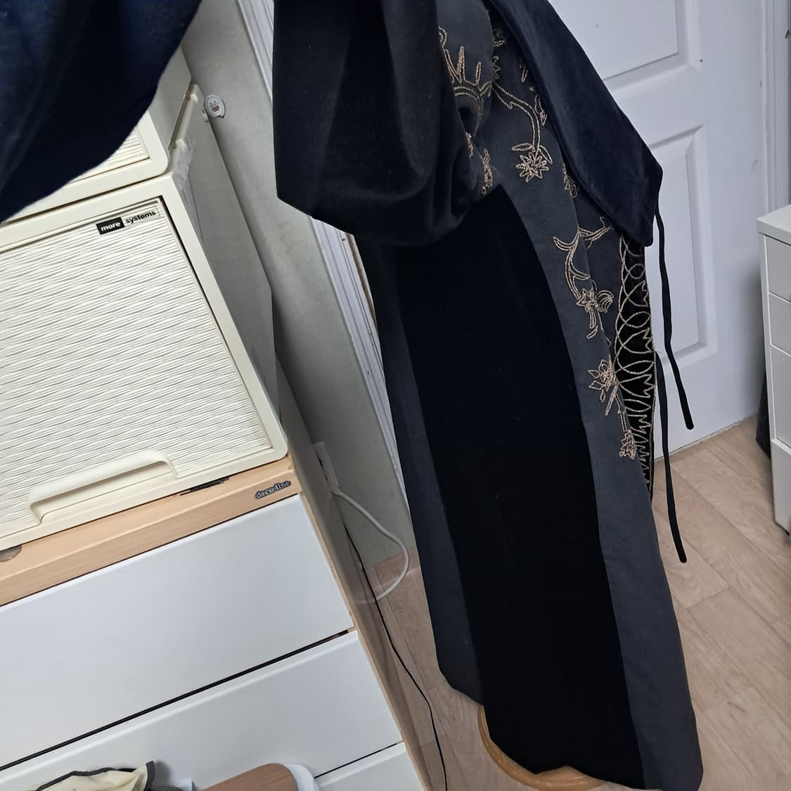 정품 겐조 플라워 자수 벨벳 롱 코트 55~66 상품이미지9