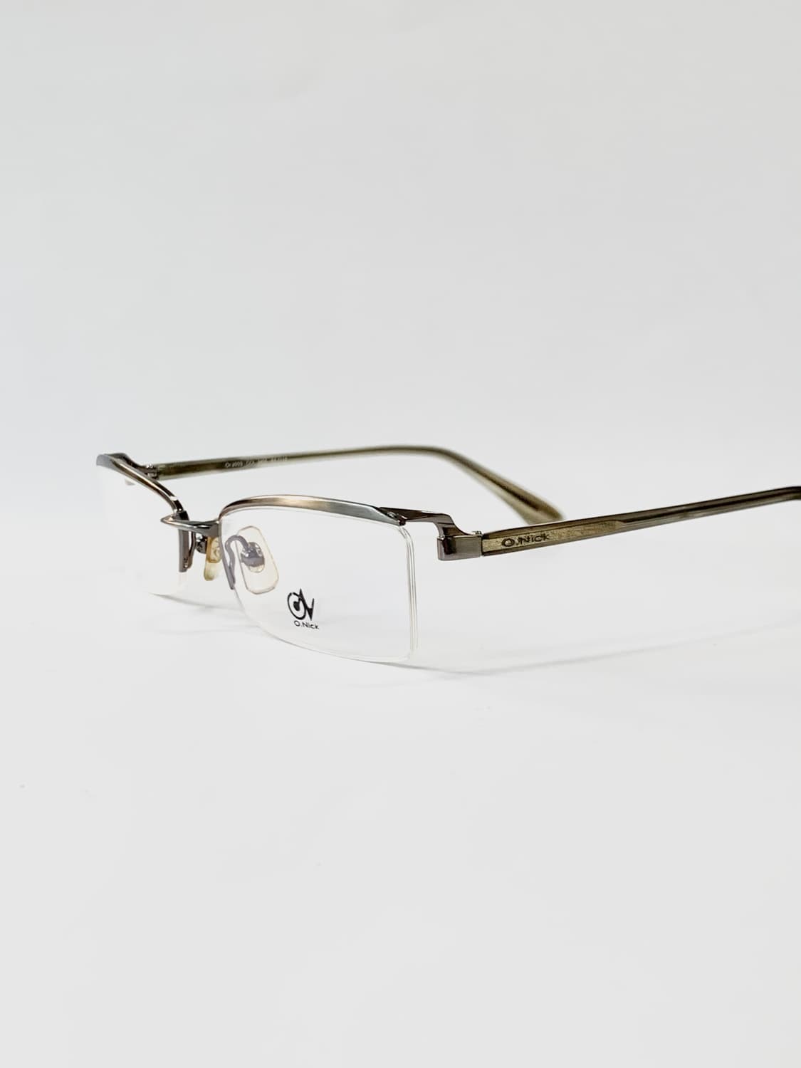 [픽키-643] 하프림 메탈 안경 클래식 브라운  상품이미지6