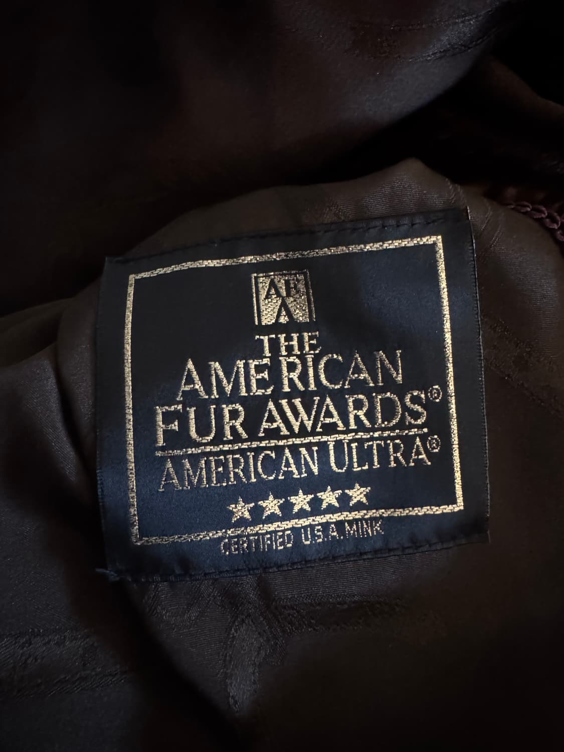 아메리칸퍼어워즈 AFA 별5 카푸치노브라운 밍크 코트 상품이미지3