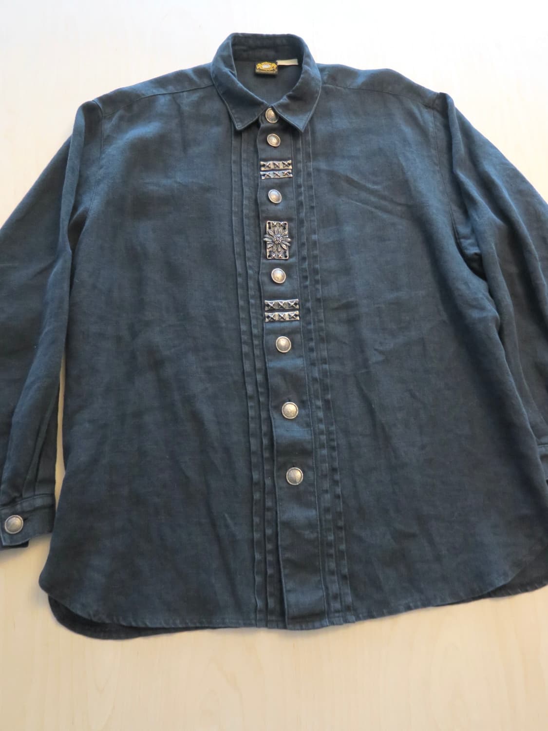 일본 브랜드 빈티지 블랙 셔츠 (희귀템) 상품이미지7