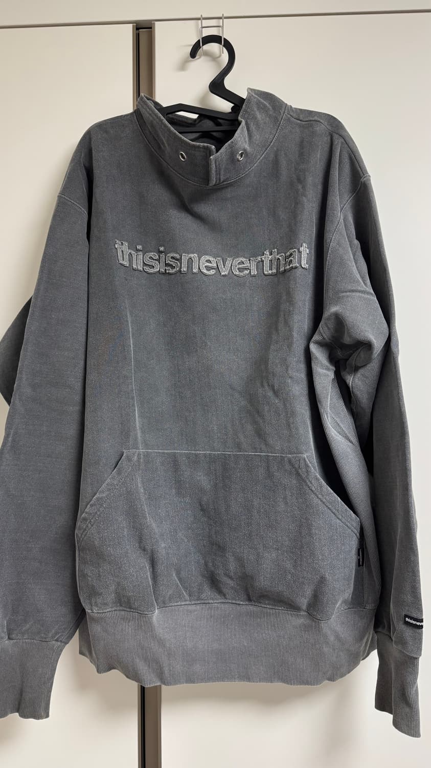 [L] 디스이즈네버댓 피그먼트 다잉 오버핏 맨투맨 상품이미지1