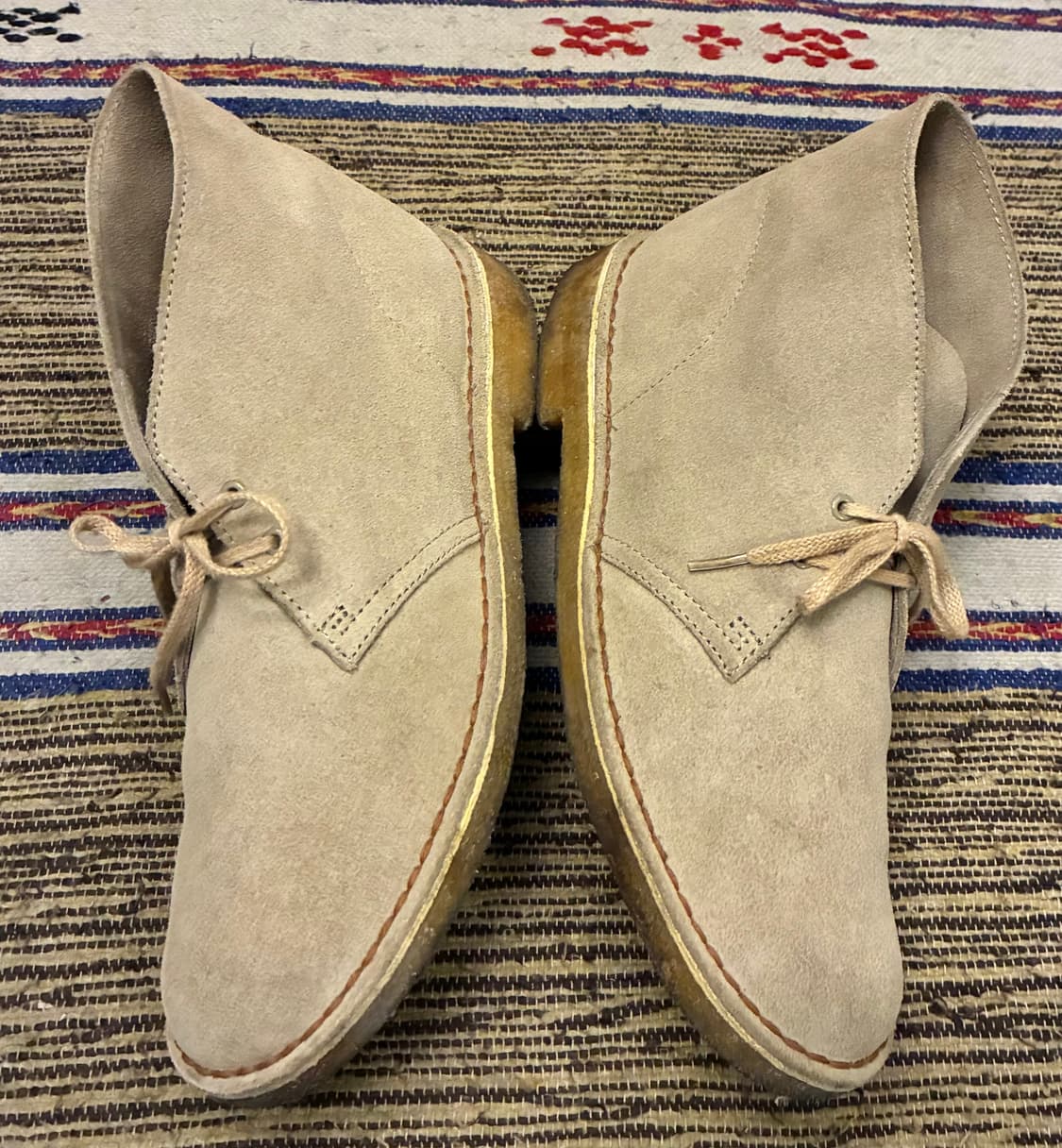 (260/us8)클락스 스웨이드 샌드 베이지 데저트부츠 처카부츠 상품이미지5