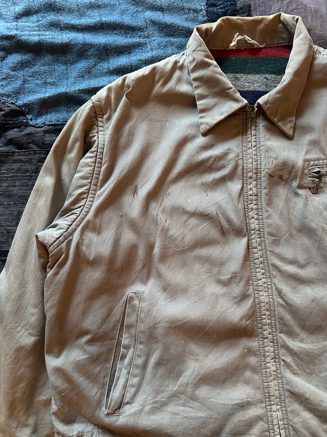 60s USA 빈티지 몽고메리워드 파워하우스 워크 자켓 상품이미지5