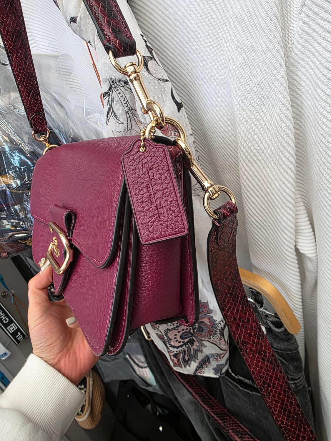 새상품)코치 모건 숄더백 크로스백 상품이미지4