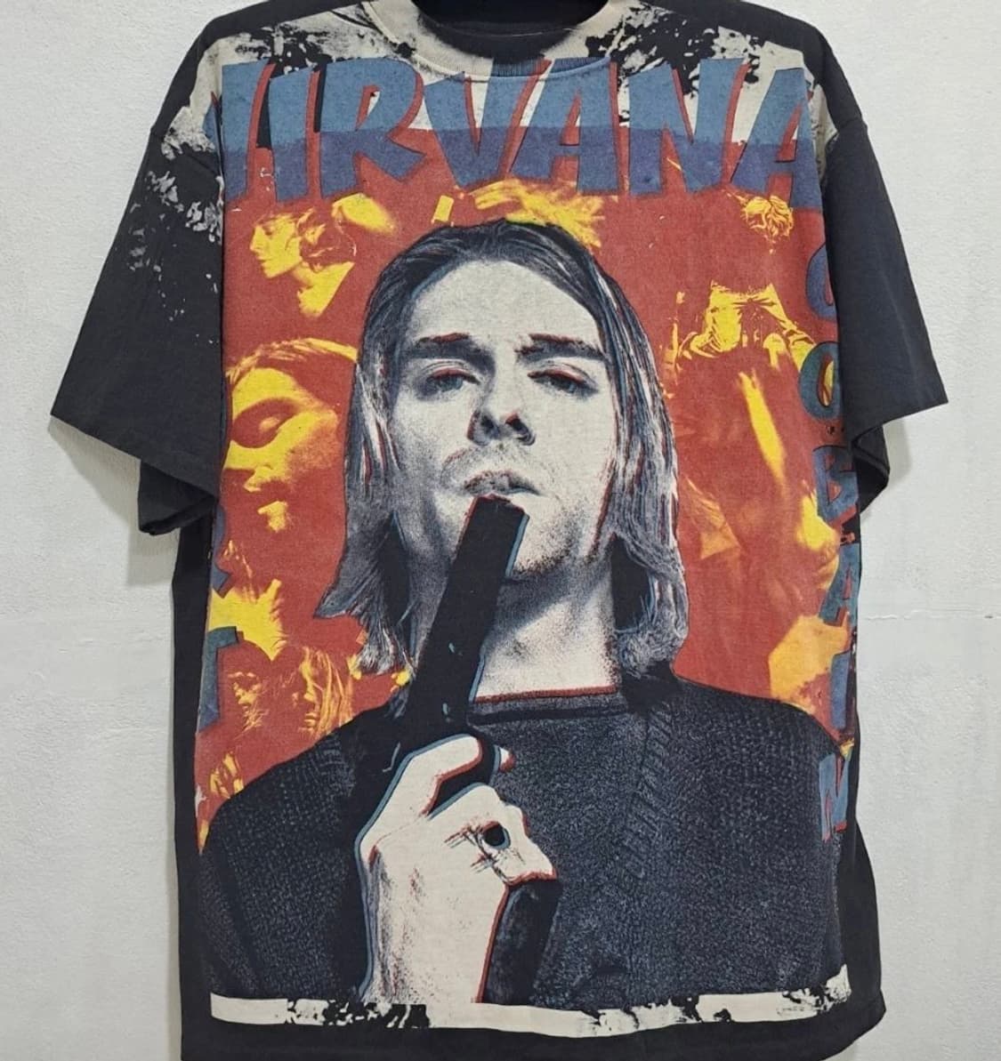 (rep) 빈티지 너바나 밴드 페이딩 티셔츠 상품이미지3