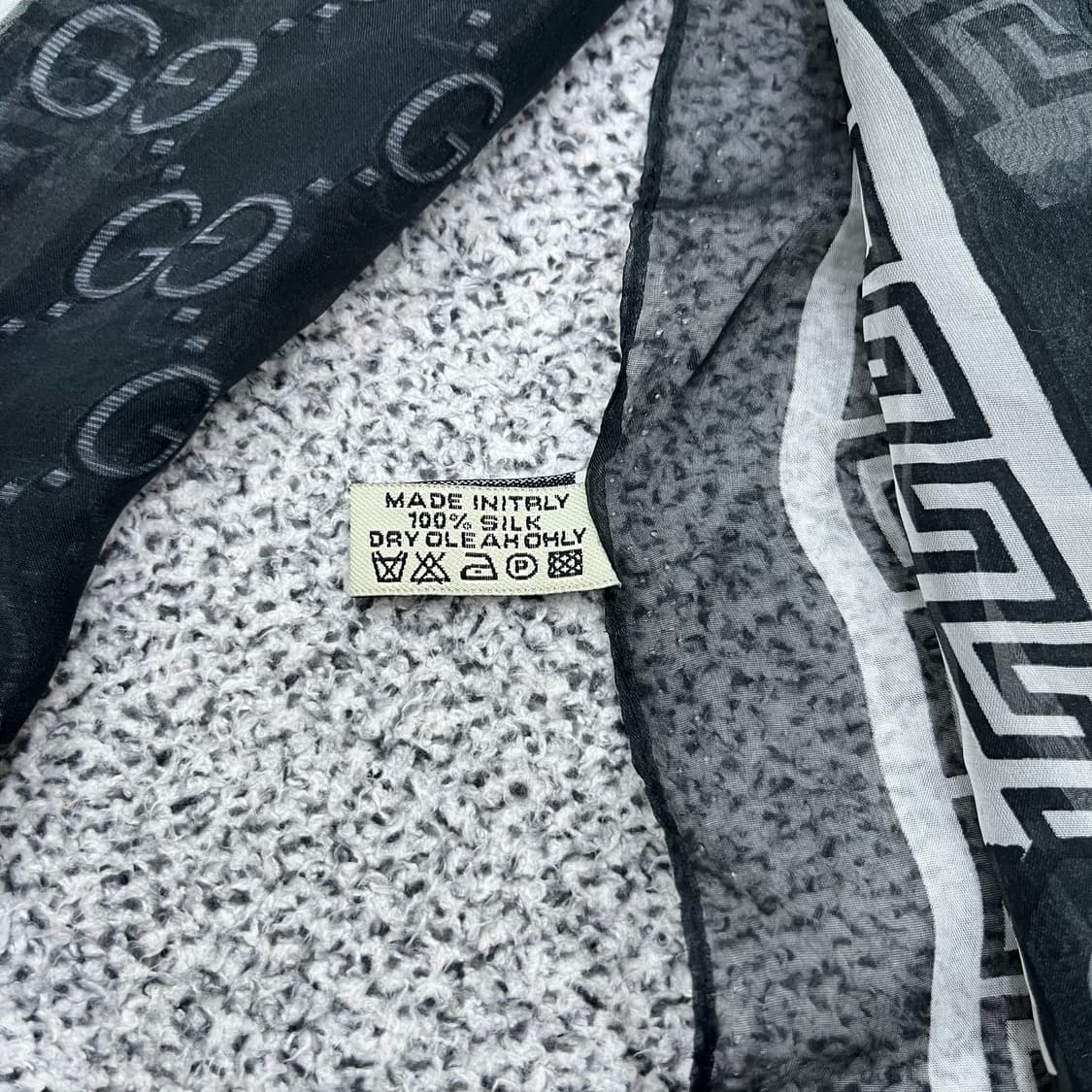 실측확인 고급 실크 스카프 0403M 상품이미지3