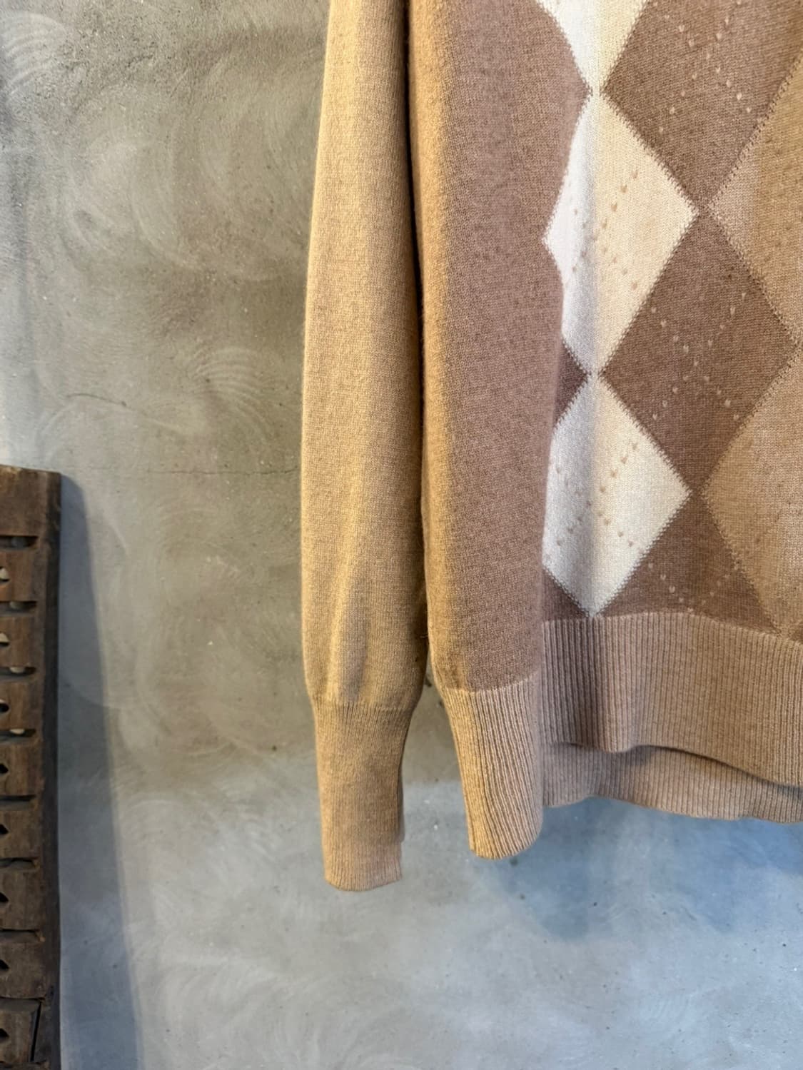 인타르시아 아가일 니트 남성100 상품이미지5