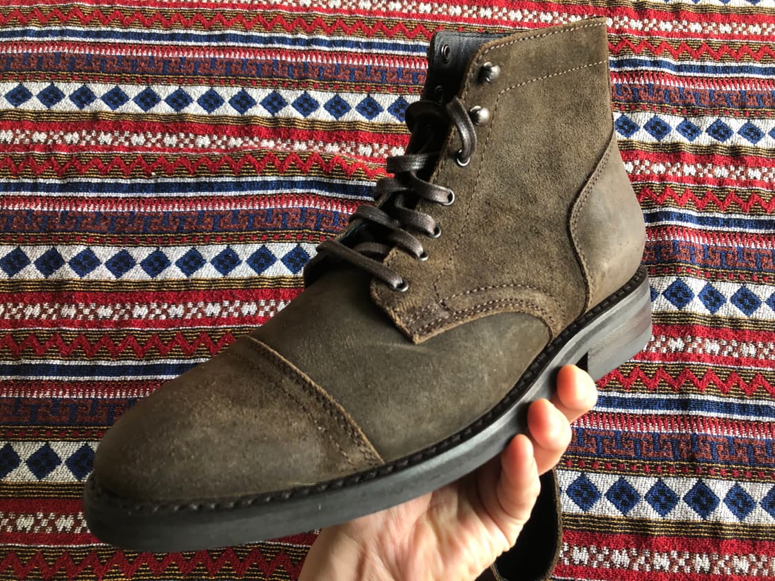 Thursday 브라운 스웨이드 부츠 275 미사용 상품이미지1