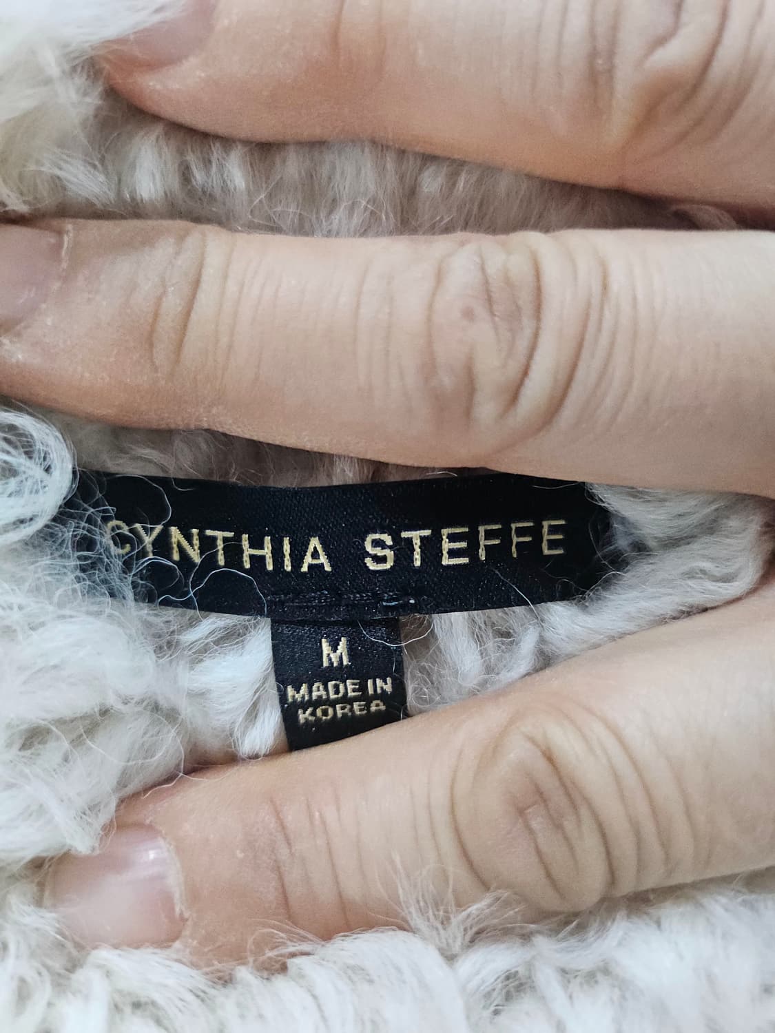 cynthia steffe신시아 스테프 양털 베스트 조끼 아이보리  M 상품이미지7
