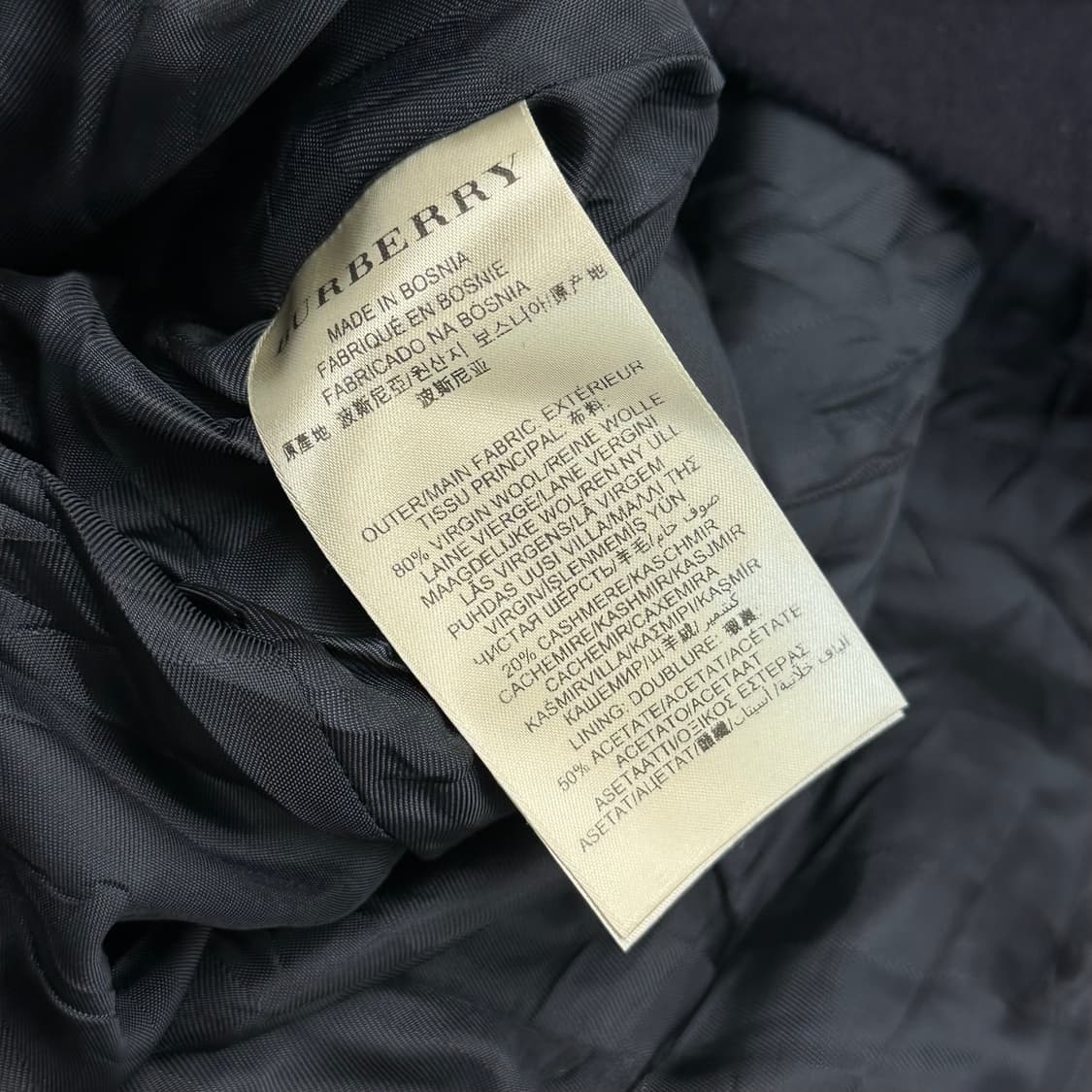 버버리 울캐시미어 트렌치코트 상품이미지10