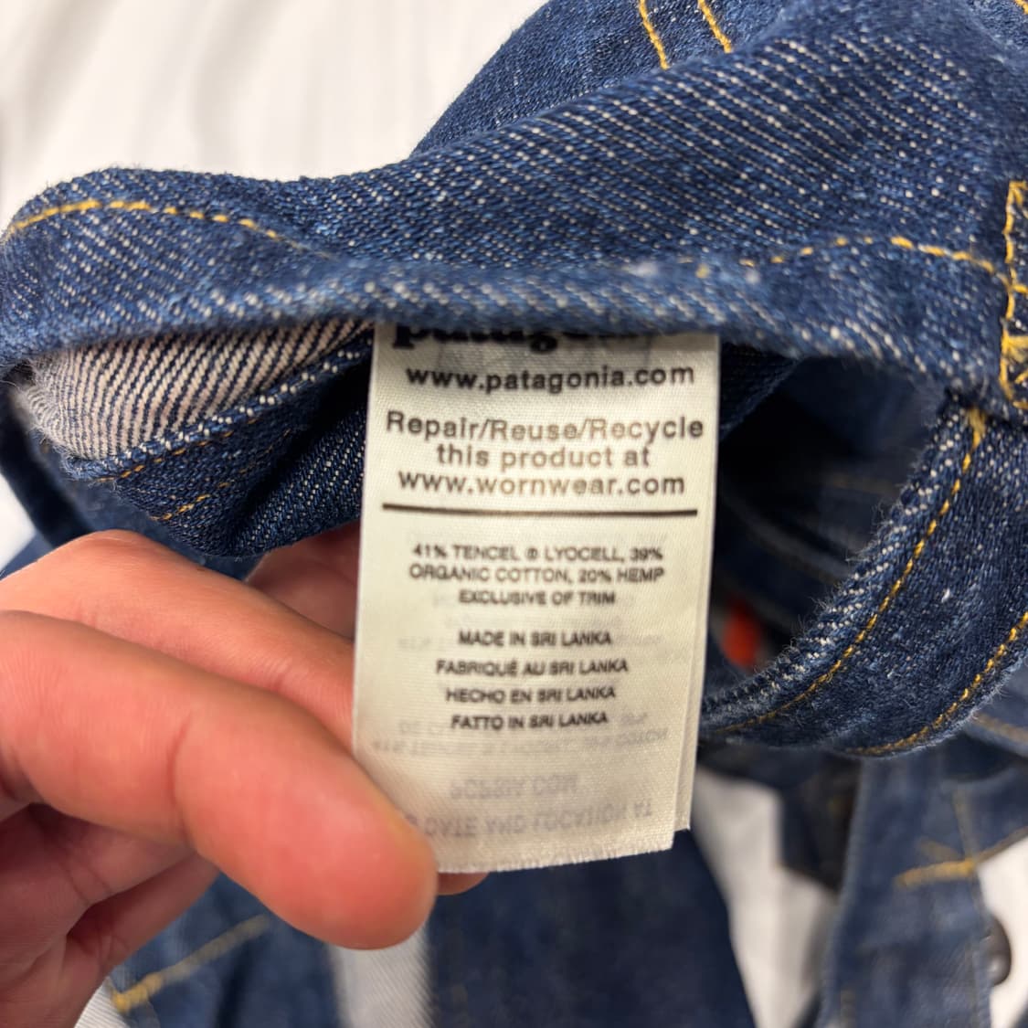 파타고니아 데님 워크 에이프런 OS 상품이미지6