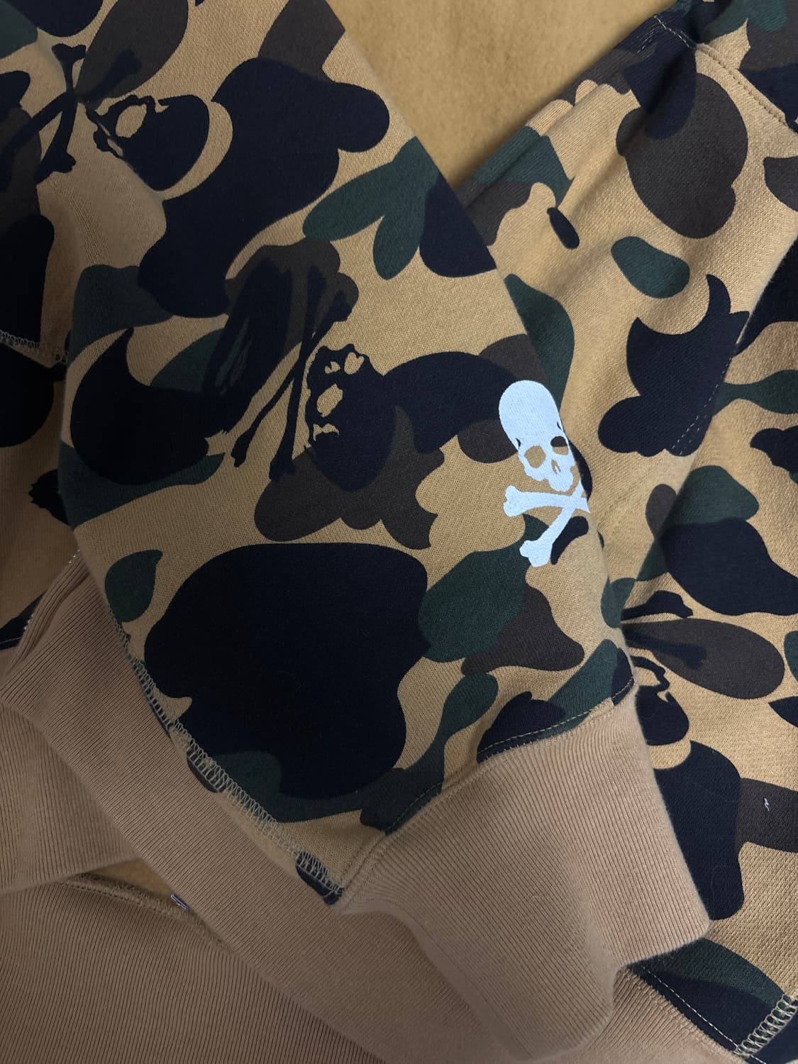 베이프 x 마스터마인드 한정판 후드집업 L사이즈 판매 상품이미지3