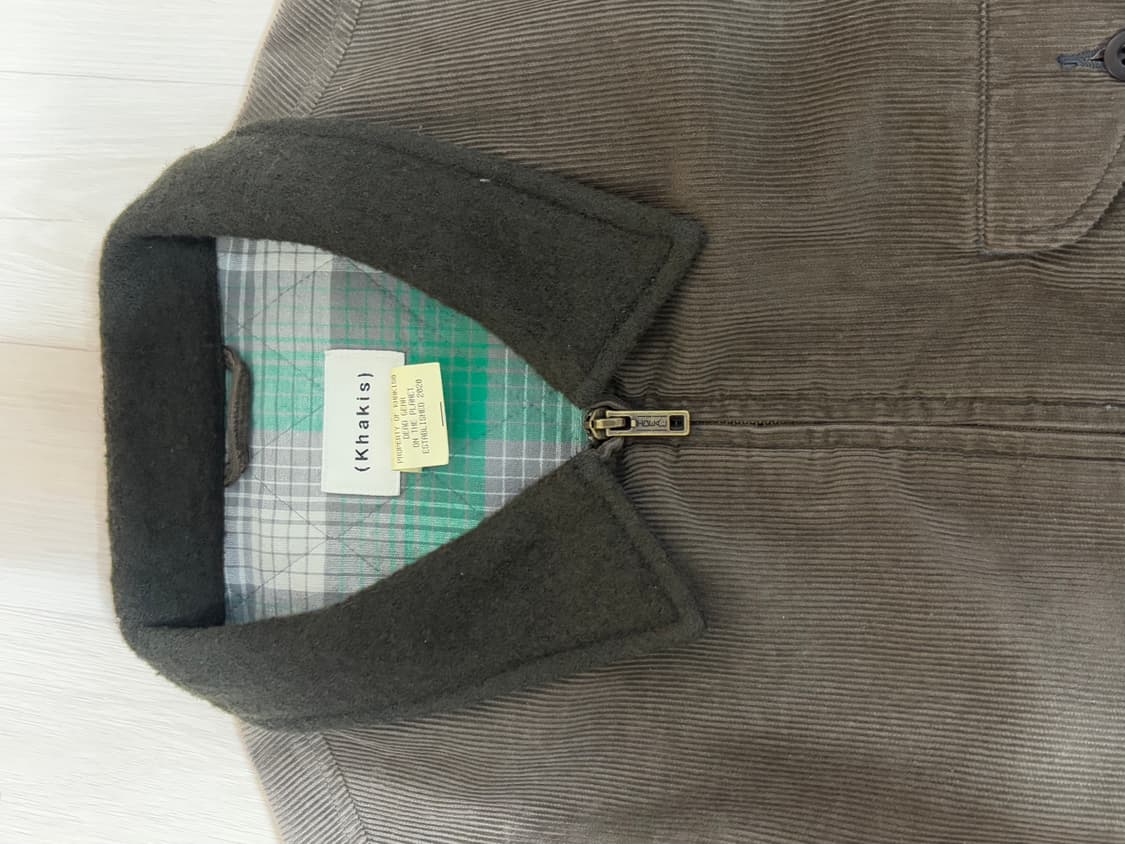 25FW 카키스 Khakis 코듀로이 스윙 자켓 xl 다크 올리브 상품이미지5