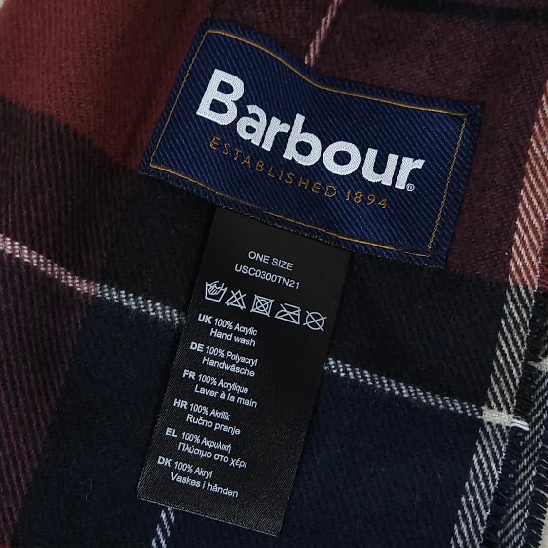 Barbour 바버 갈링게일 타탄체크 머플러 목도리 상품이미지2