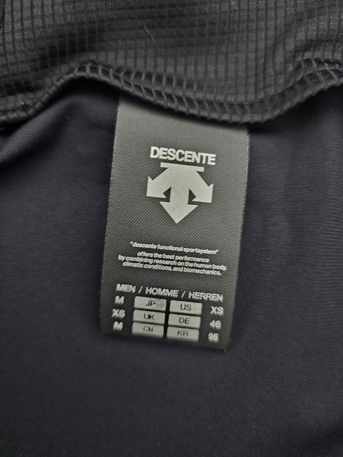 데상트 브리티시 트라이애슬론 블랙 자켓 95 상품이미지3