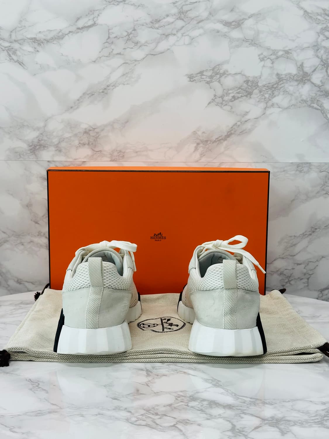 (270) 에르메스 바운싱 그래픽 메쉬 스니커즈 상품이미지3