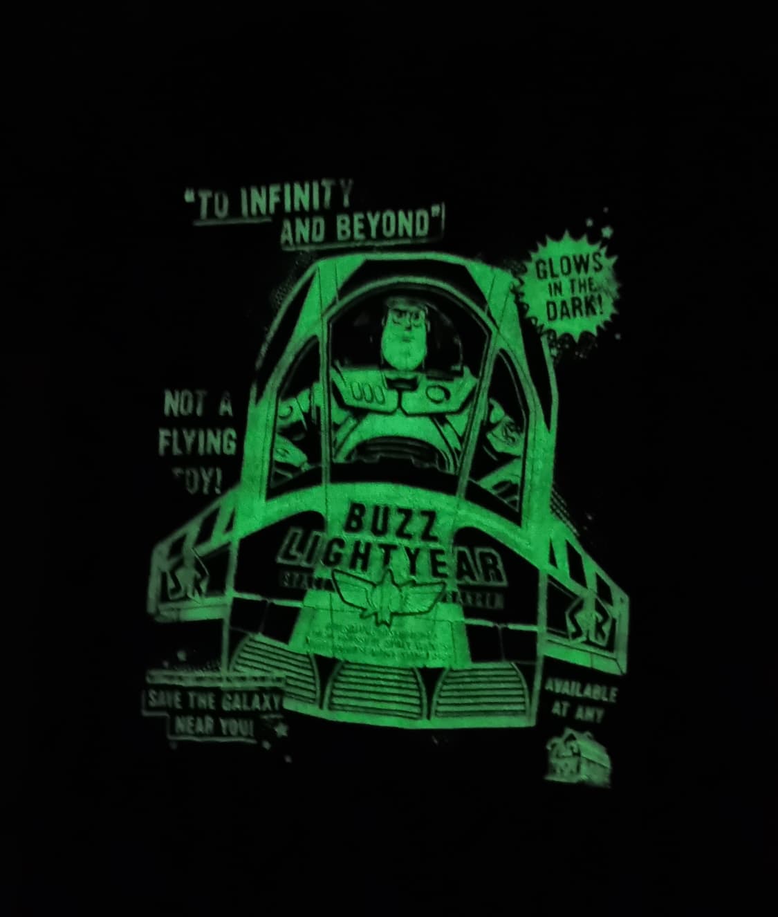 디즈니 토이스토리 버즈 야광 반팔 상품이미지1