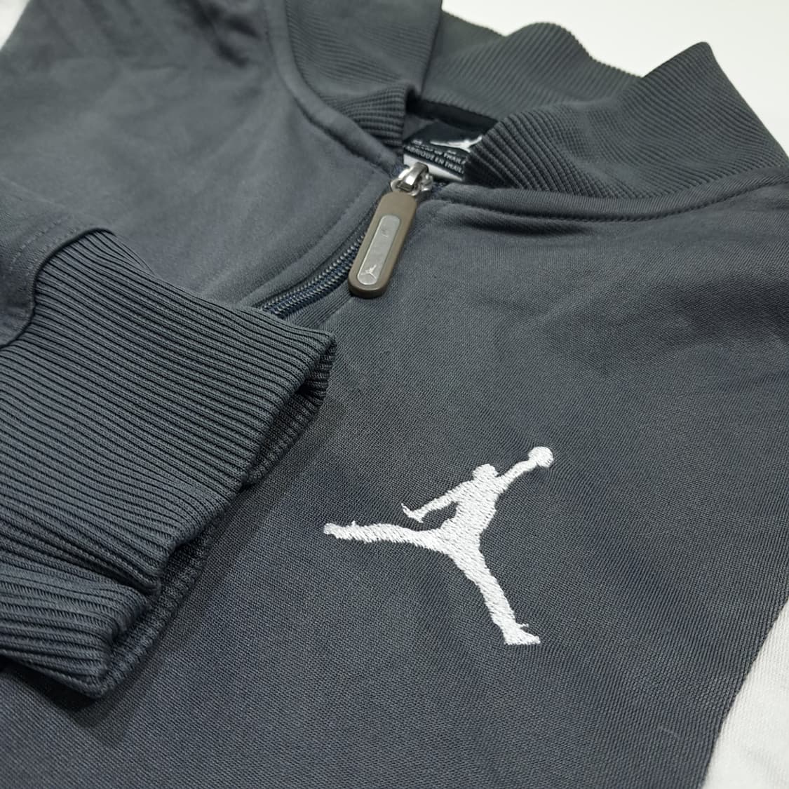 CL964 M 조던 00s 드라이핏 점프맨 차콜그레이 집업 자켓 상품이미지5