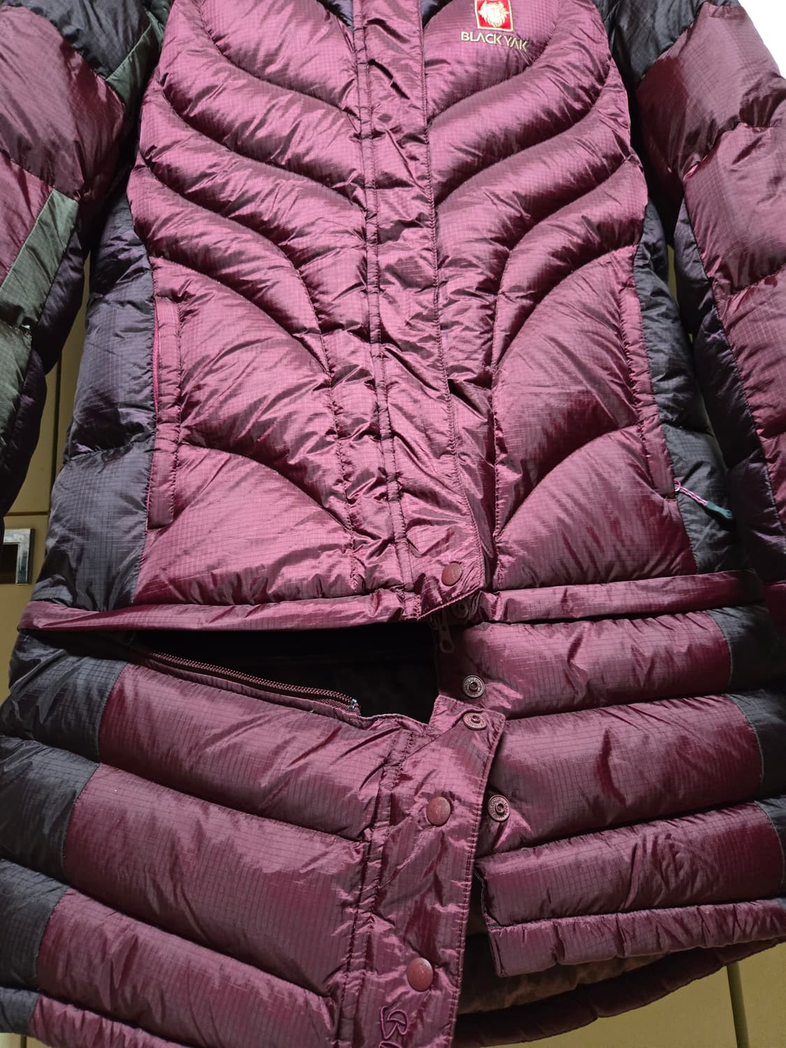 블랙야크 여성 덕다운 롱+숏 패딩 상품이미지5