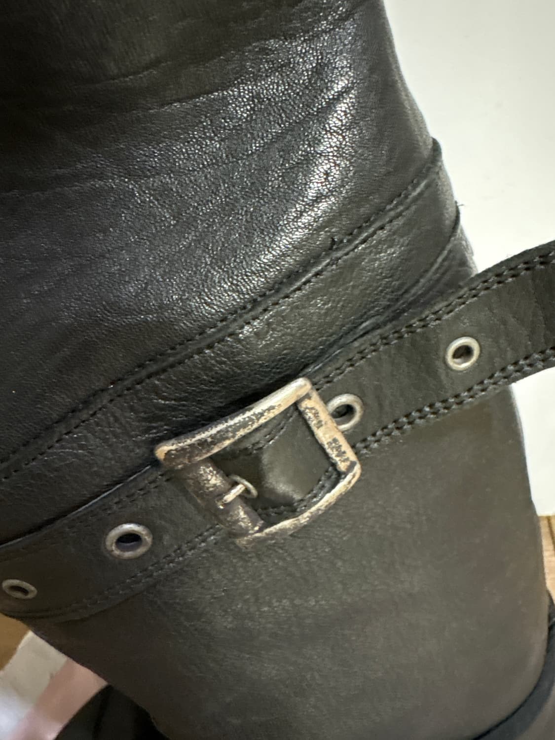 릭오웬스st 레더 롱 부츠 상품이미지7