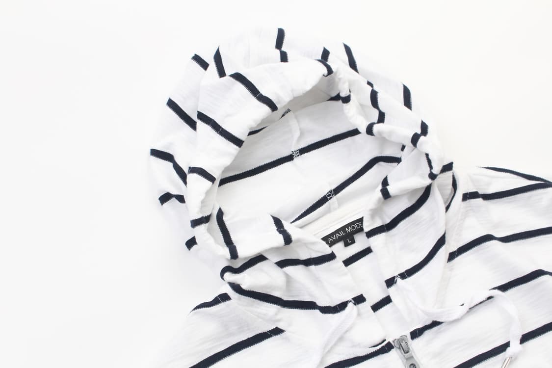 AVAIL MODE Stripe Zip-Up Hoodie 상품이미지2