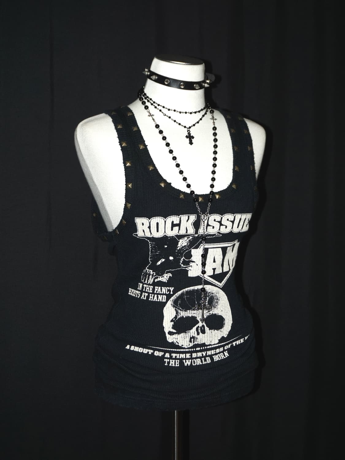 (slow hand jam) punk stud sleeveless  상품이미지3