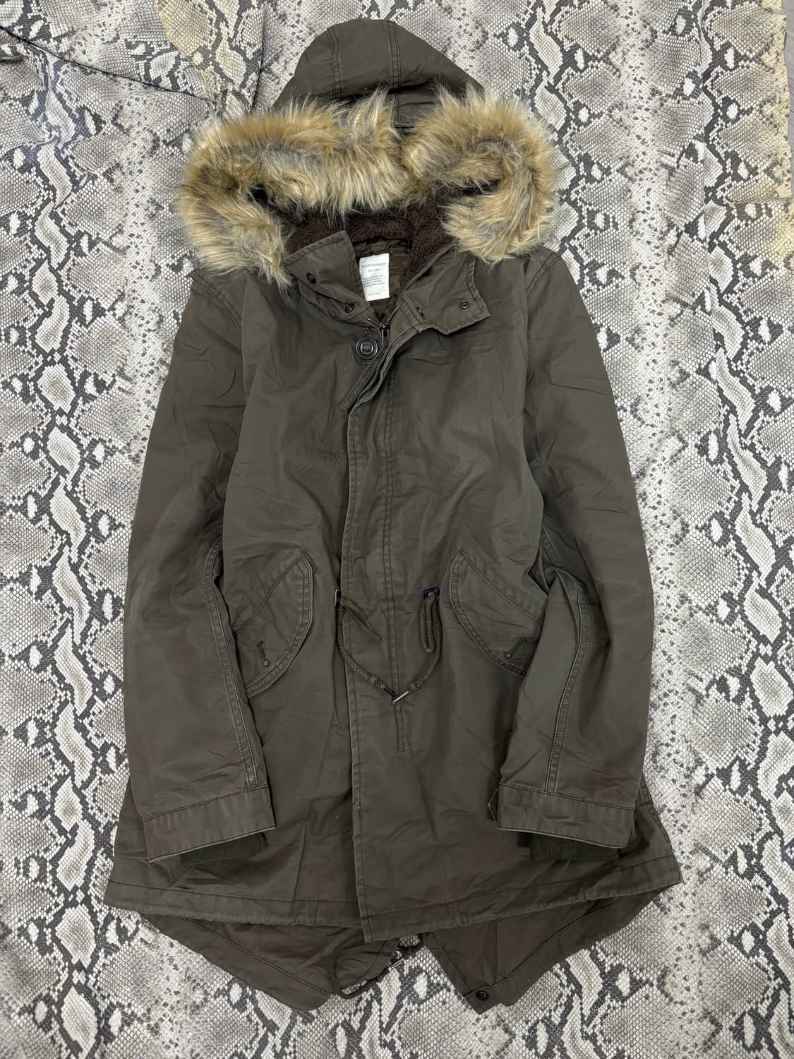 [Back Number]Grunge Mood Fur Parka 상품이미지4