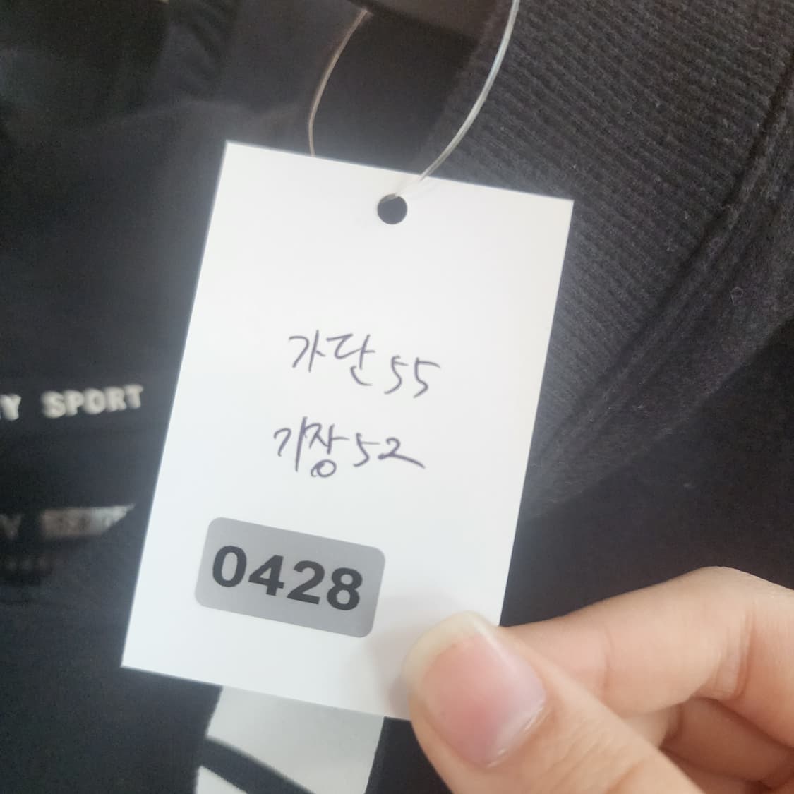 DKNY 반팔 후드티 블랙 상품이미지7