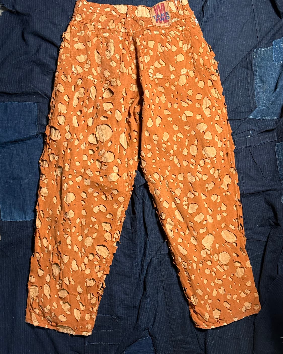 90-00‘s Take Two 디스트레스드 레이어드 컷아웃 팬츠 31 상품이미지4