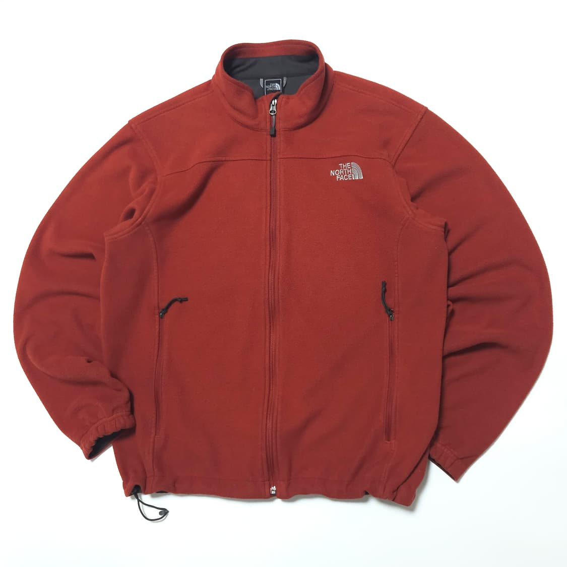 노스페이스 폴라 플리스 집업 자켓 브릭레드 상품이미지1