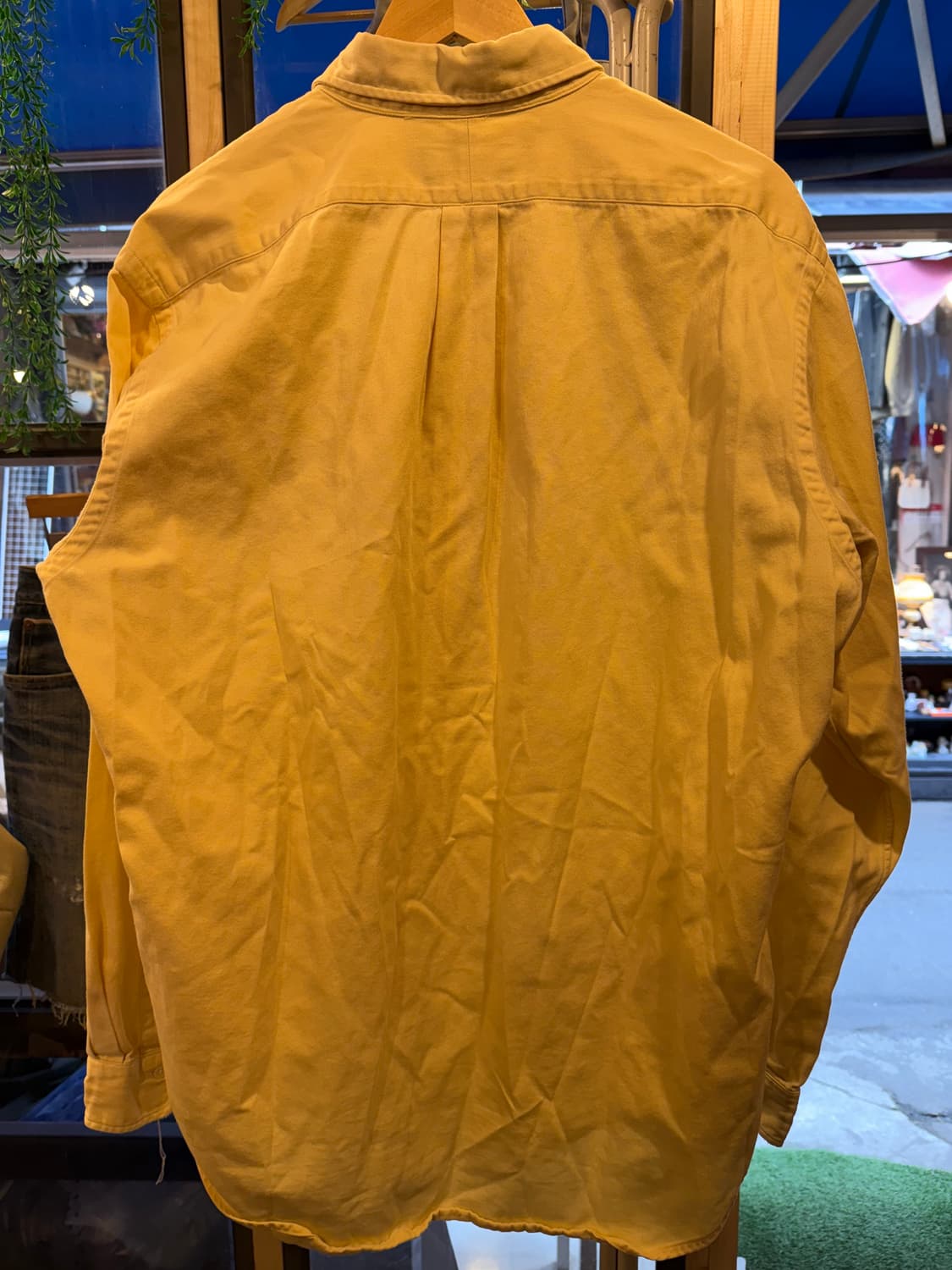 폴로 랄프로렌 블루포니 옐로우 셔츠 상품이미지4