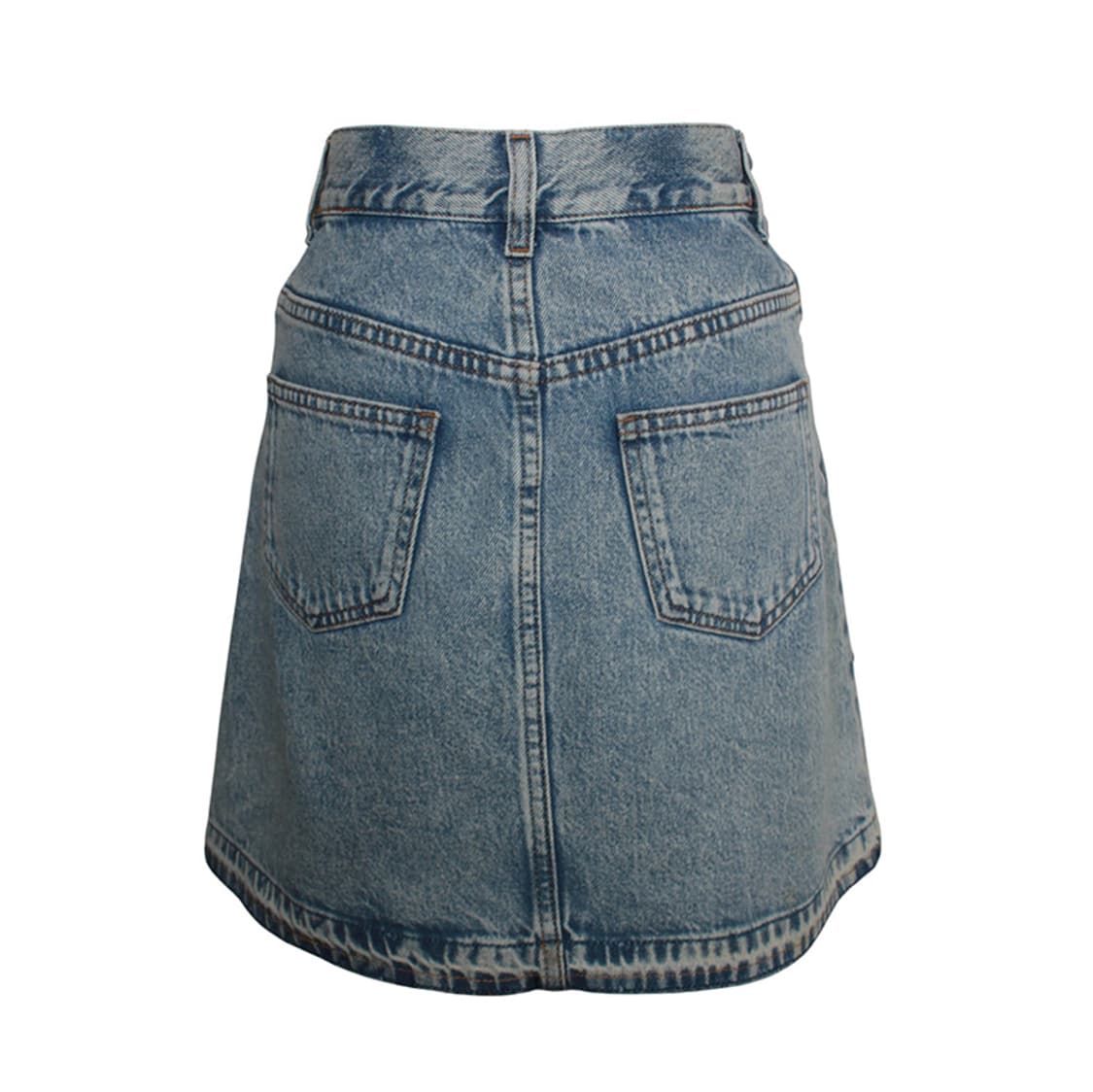 구찌 자수 데님 미니스커트 55 상품이미지2