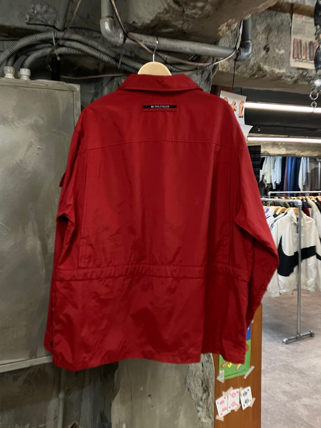 타미힐피거 포켓 자켓 레드 XL  #csz2927 상품이미지2