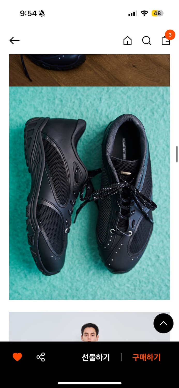 Asymmetry No.2 Sneakers_ black 상품이미지2