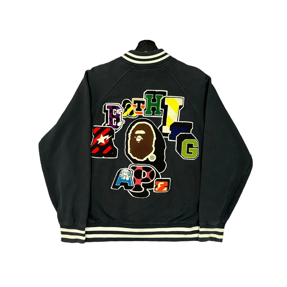 Bape OG varsity jacket L 상품이미지2