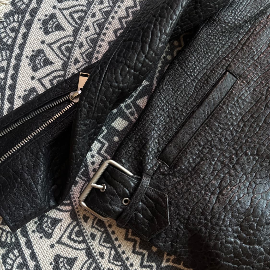 소매 탈부착 아이즈 카프스킨 자켓 상품이미지6