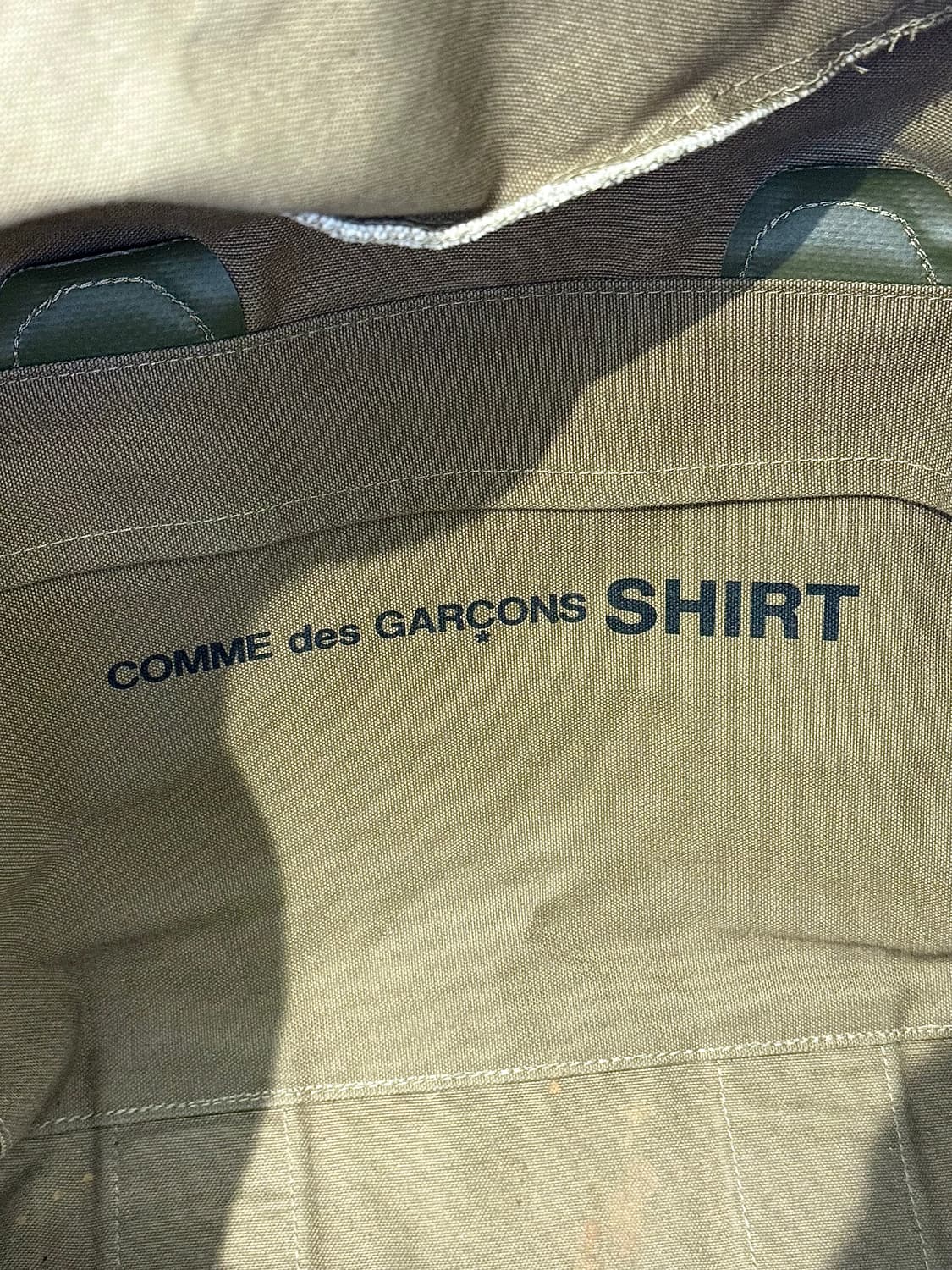 꼼데가르송 셔츠 밀리터리 정글 더플백 상품이미지5
