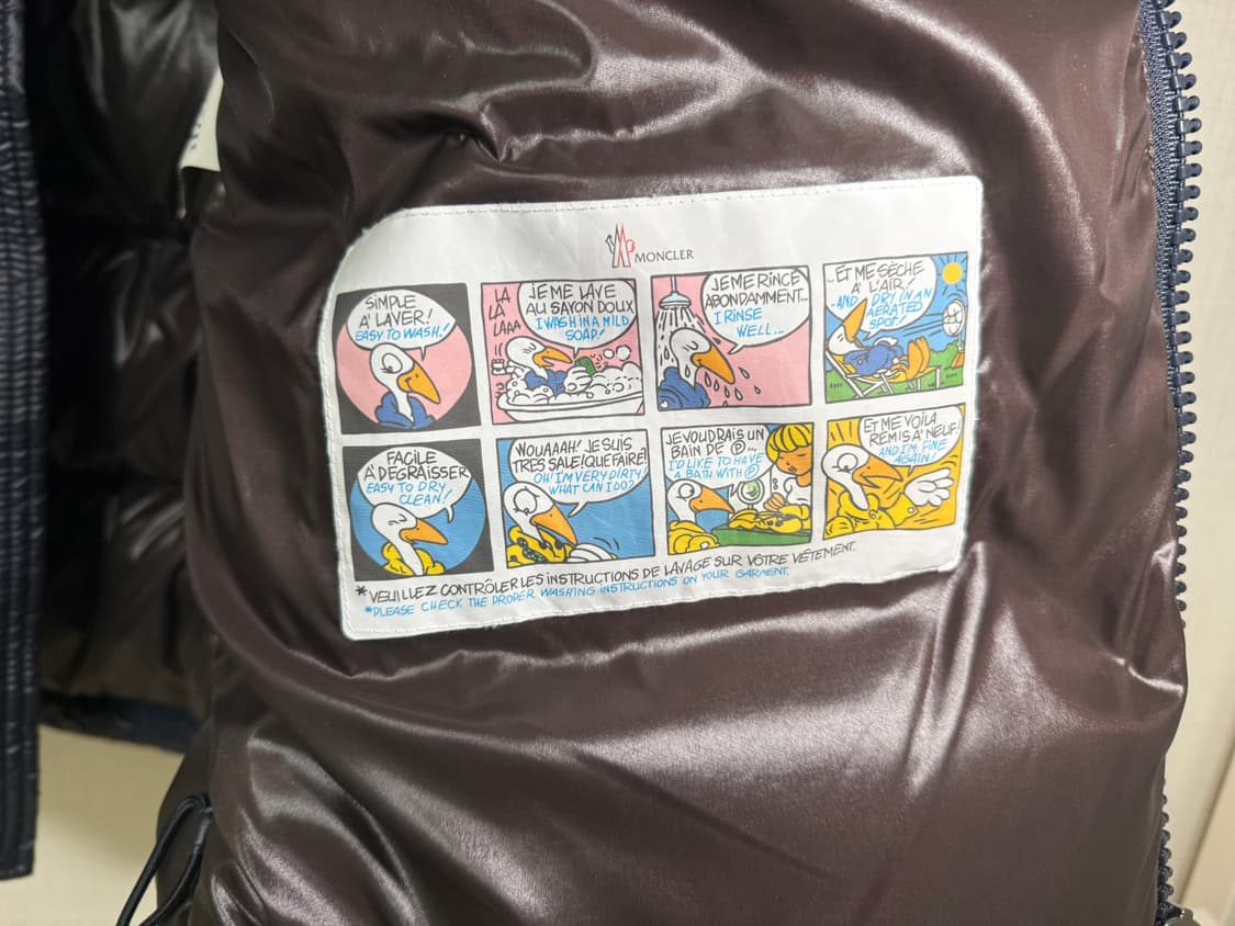 [3] 몽클레어(몽클레르) 마야 후드 다운 자켓 네이비 상품이미지4