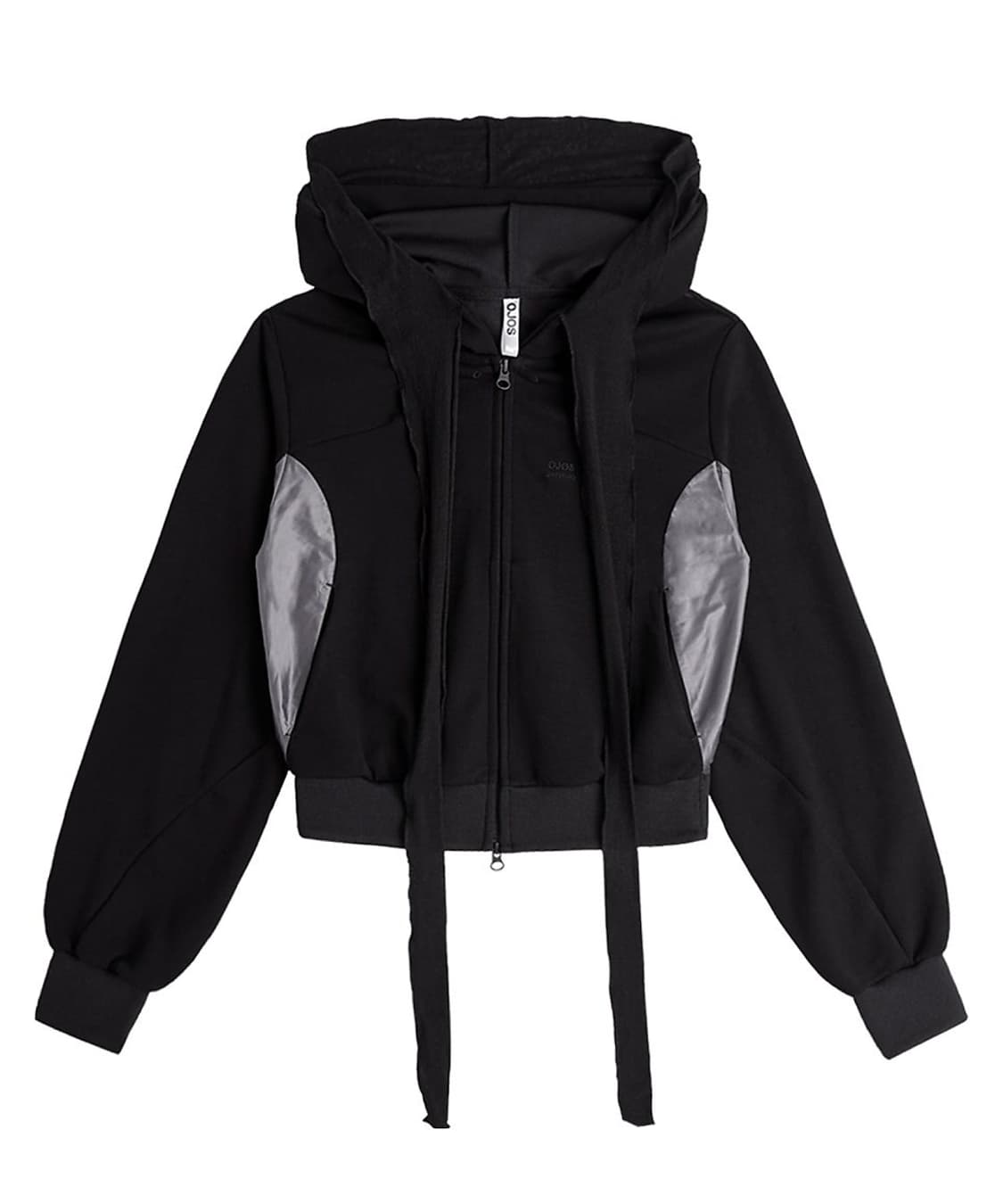 Muffler Boxer Crop Hoodie / Black 상품이미지2