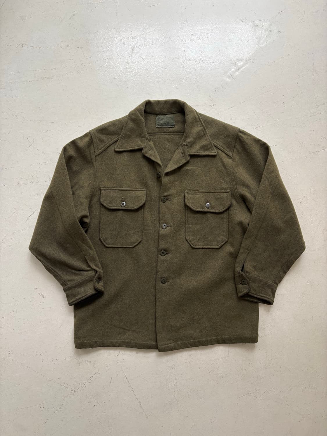 70-80’s Canadian Army og-108 Wool Shirt. 상품이미지1
