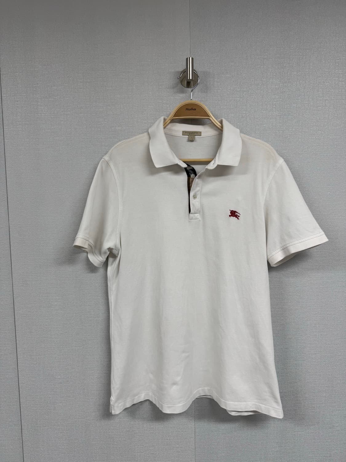 버버리 카라 반팔 티셔츠 상품이미지1