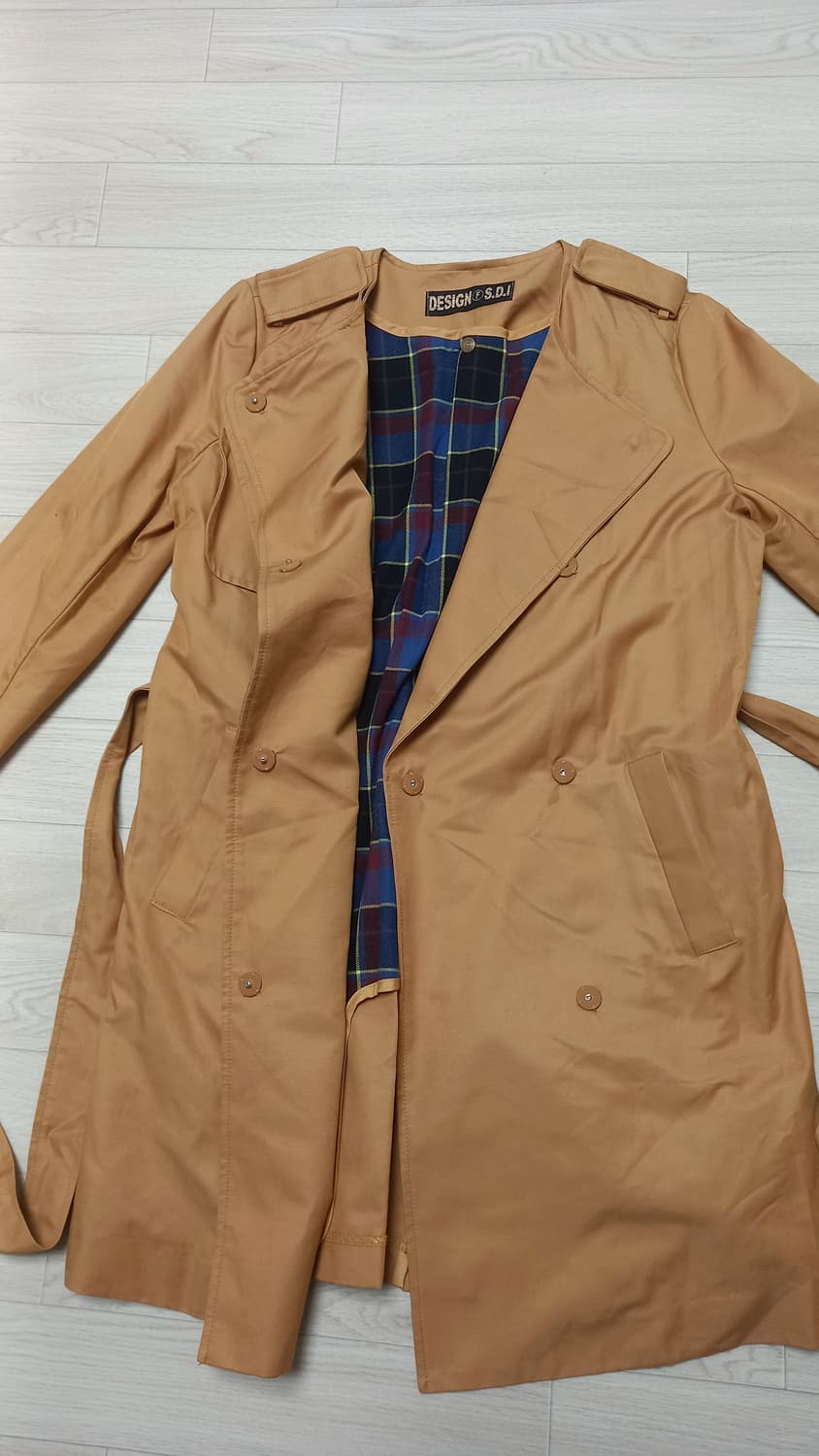새상품 여성 DESIGN  F S.D.I 노카라  트렌치 코트 상품이미지4