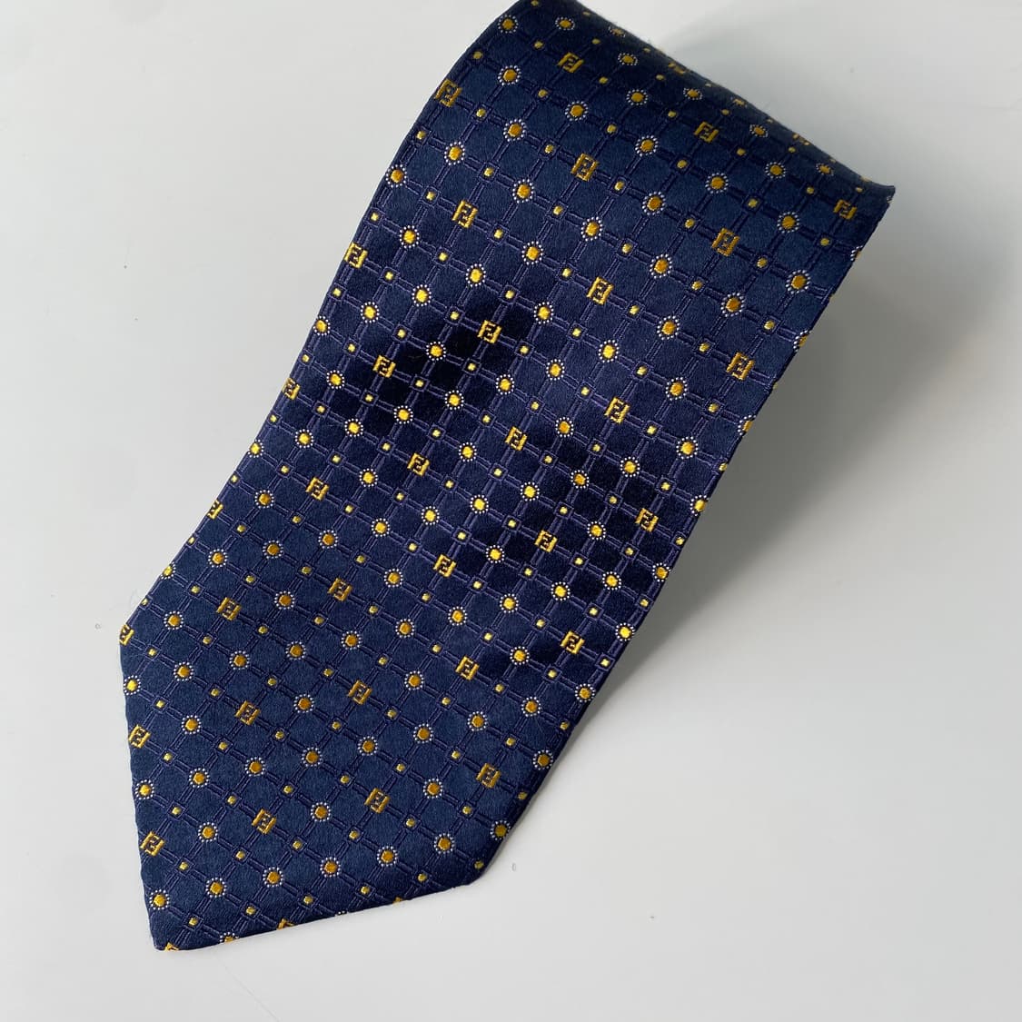 펜디 (FENDI) 모노그램 정품 명품 넥타이 상품이미지6